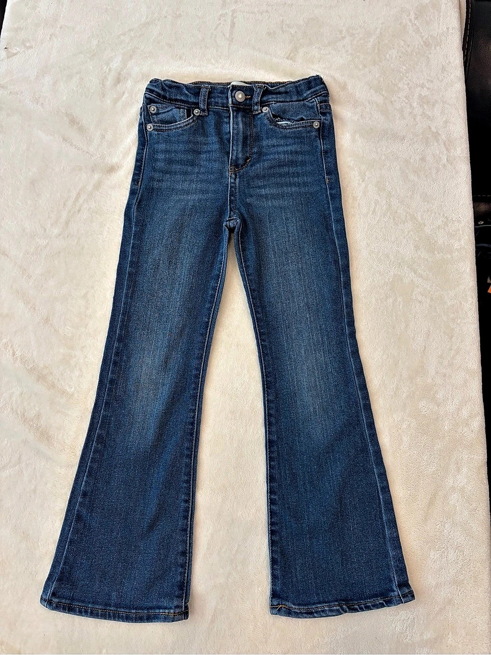 Levi's 726 Flare Girls Size 6X Blue Flare Jeans